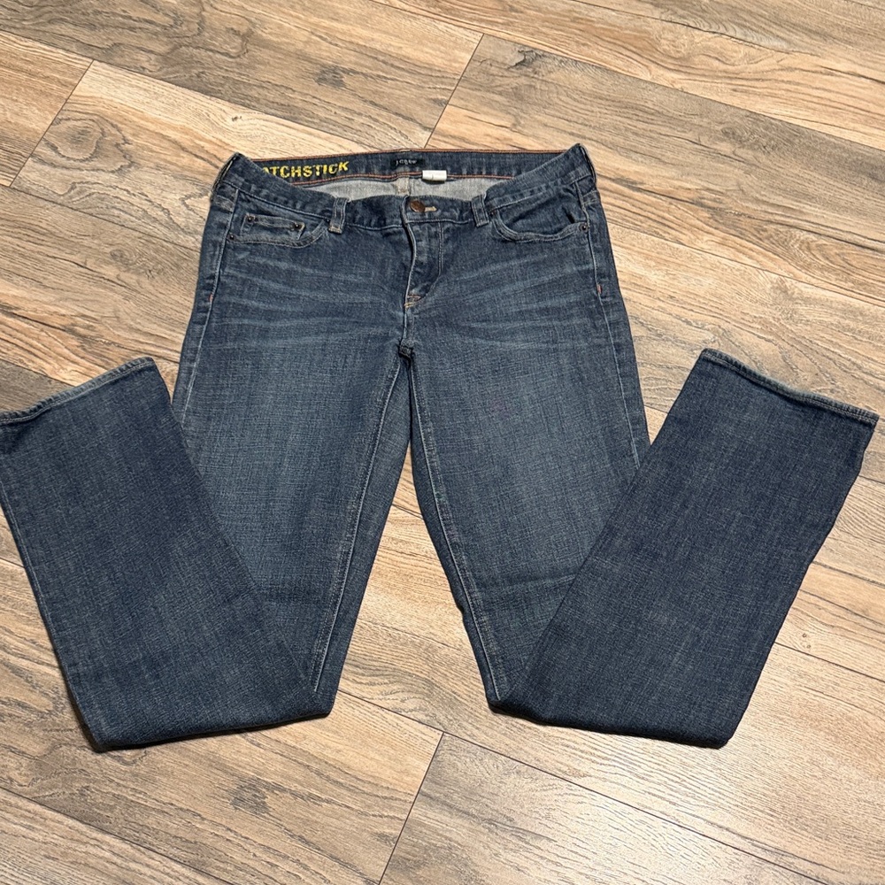 J. Crew Dark Blue Straight Leg Jeans